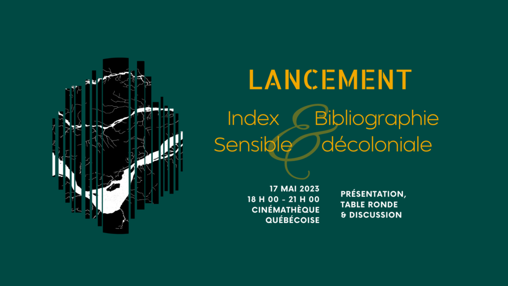 Lancement de l'Index sensible et Bibliographie décoloniale le 17 mai